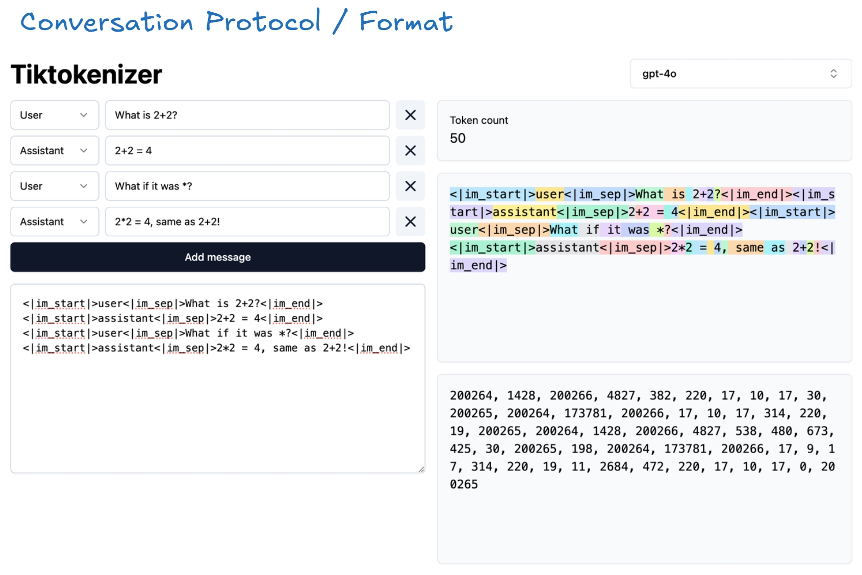 conversations-format